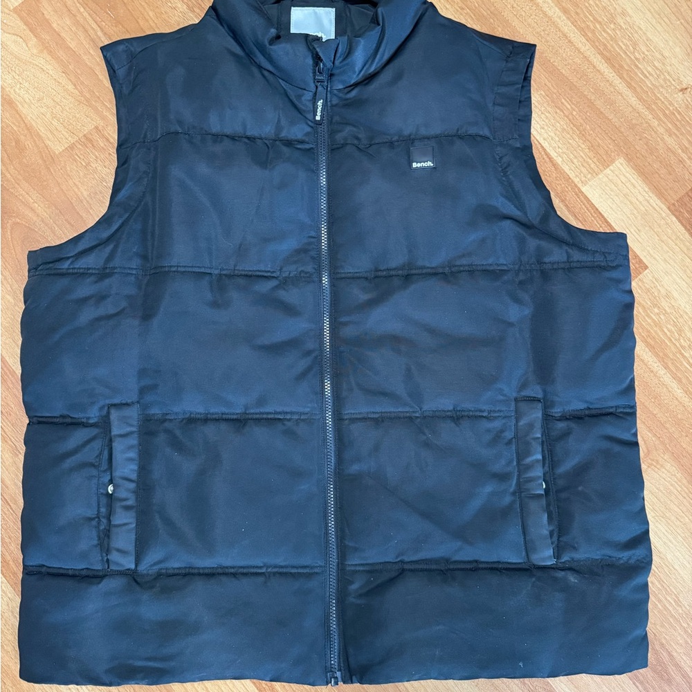Bench Black Puffer Vest